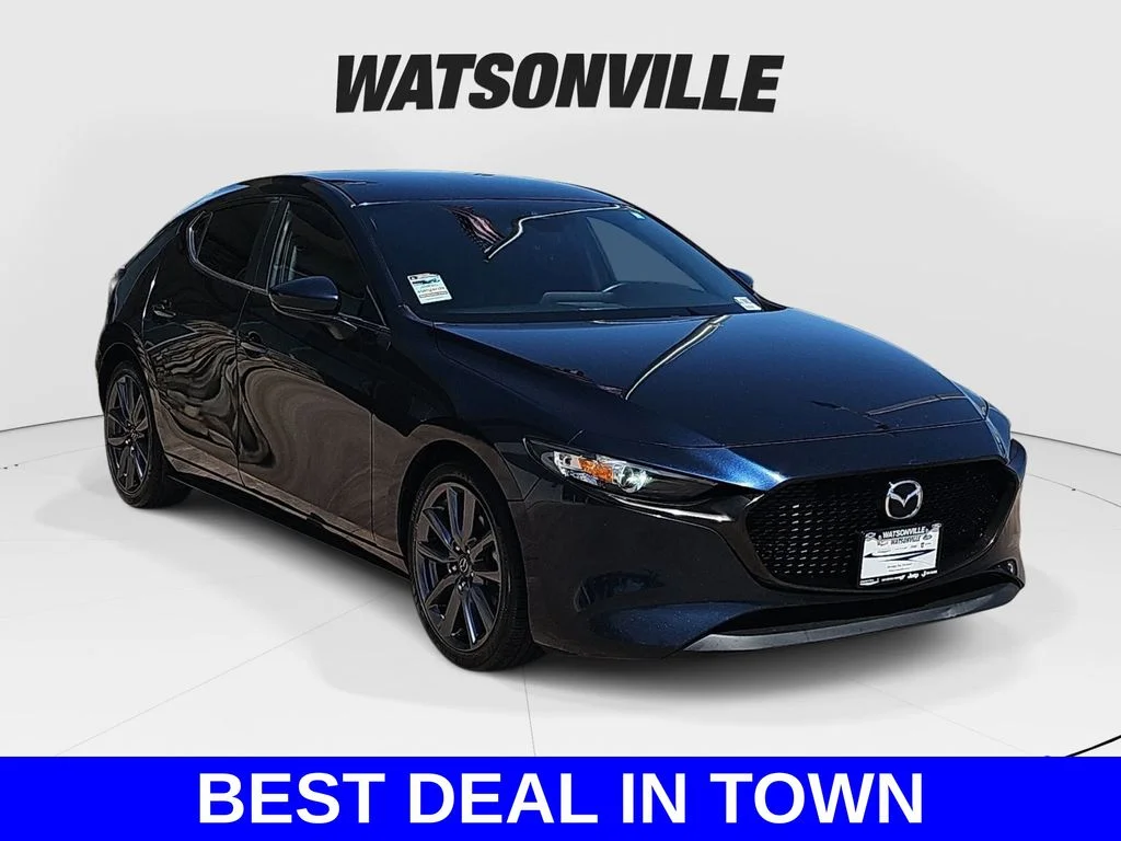 Used 2019 Blue Mazda Base MAZDA3 image 1