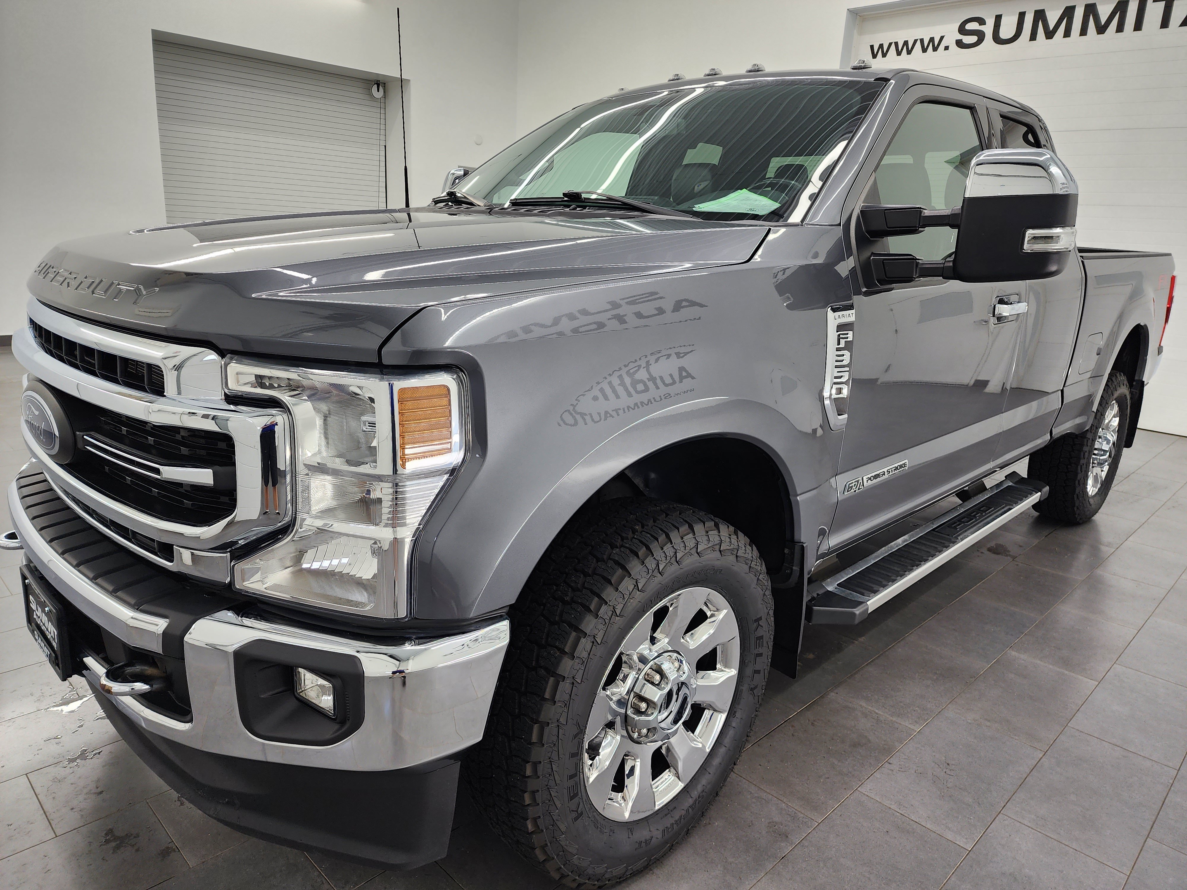 Used 2022 Carbonized Gray Metallic Ford 4x4 SuperCab Lariat w/FX4: SUPERCAB-SHORTBOX-SRW-6.7L DIESEL-NAV-FX4-HEAT/COOL SEATS-NEW TIRES image 7