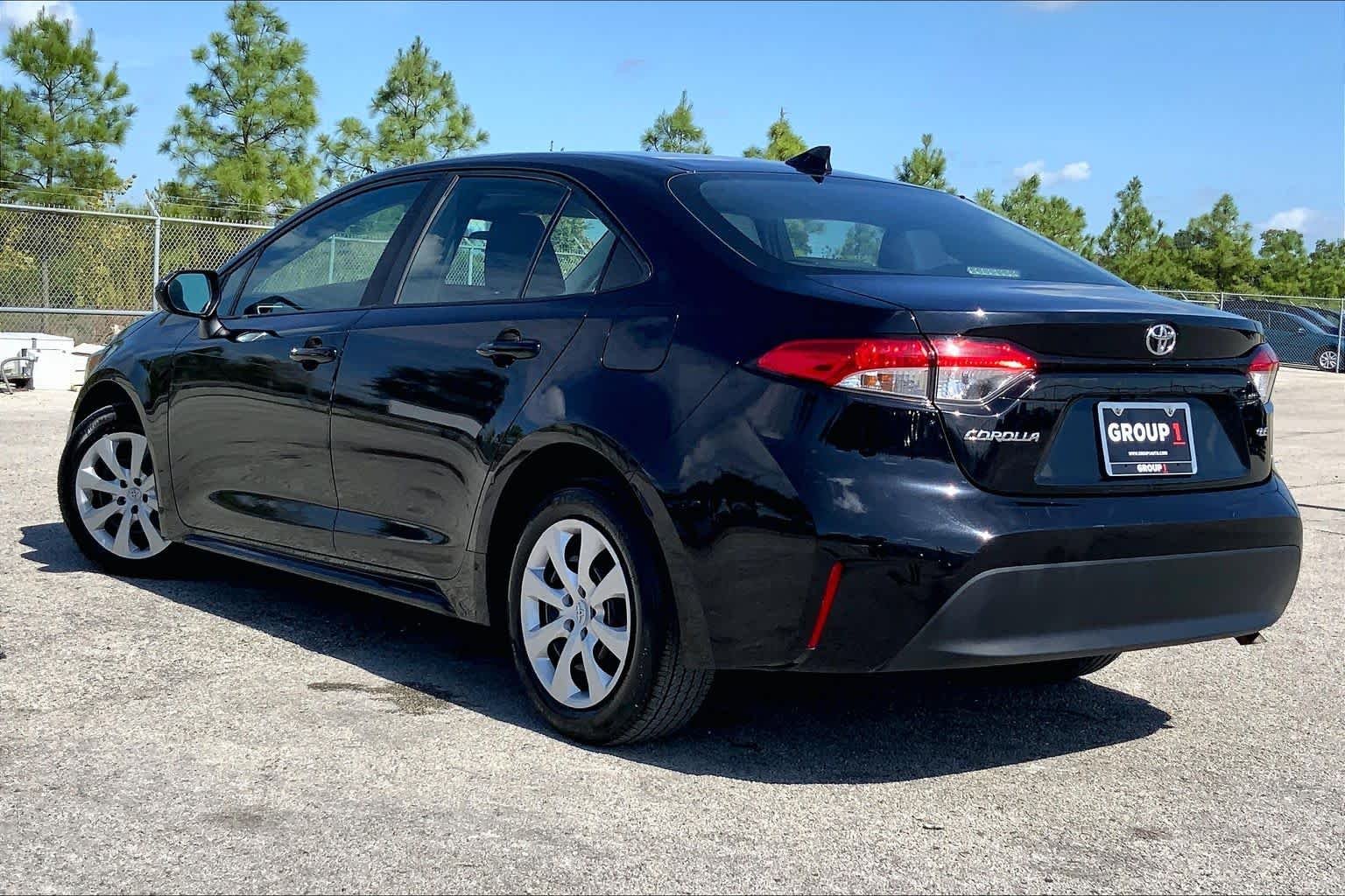 Used 2024 Midnight Black Metallic Toyota LE image 12
