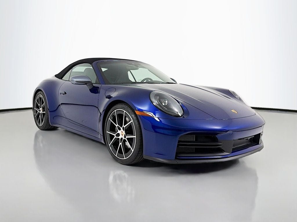 Used 2026 Gentian Blue Metallic Porsche Carrera T Cabriolet image 7