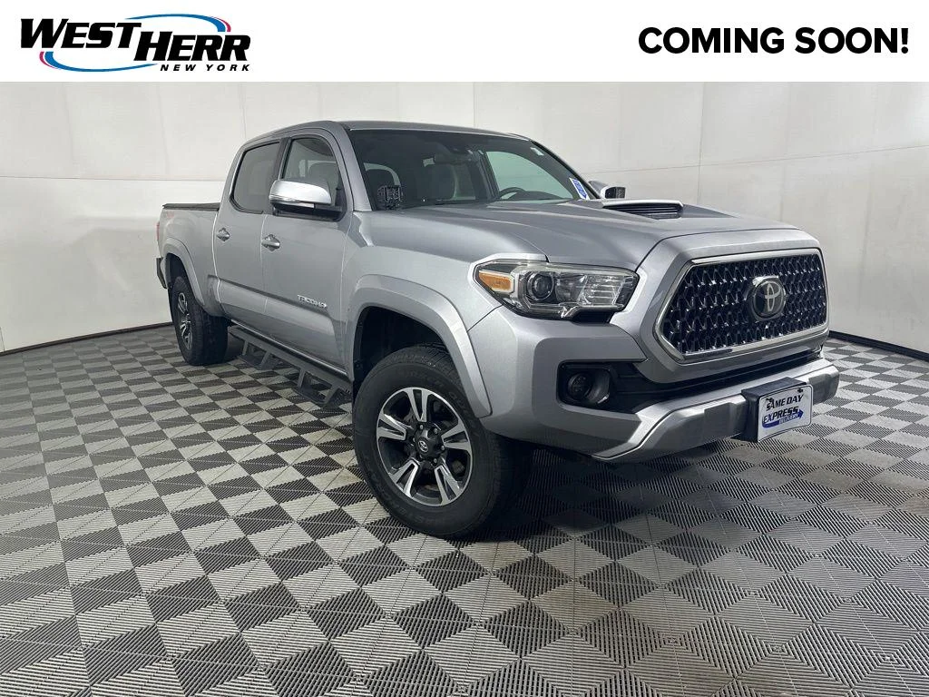 Used 2018 Silver Sky Metallic Toyota TRD Sport image 1