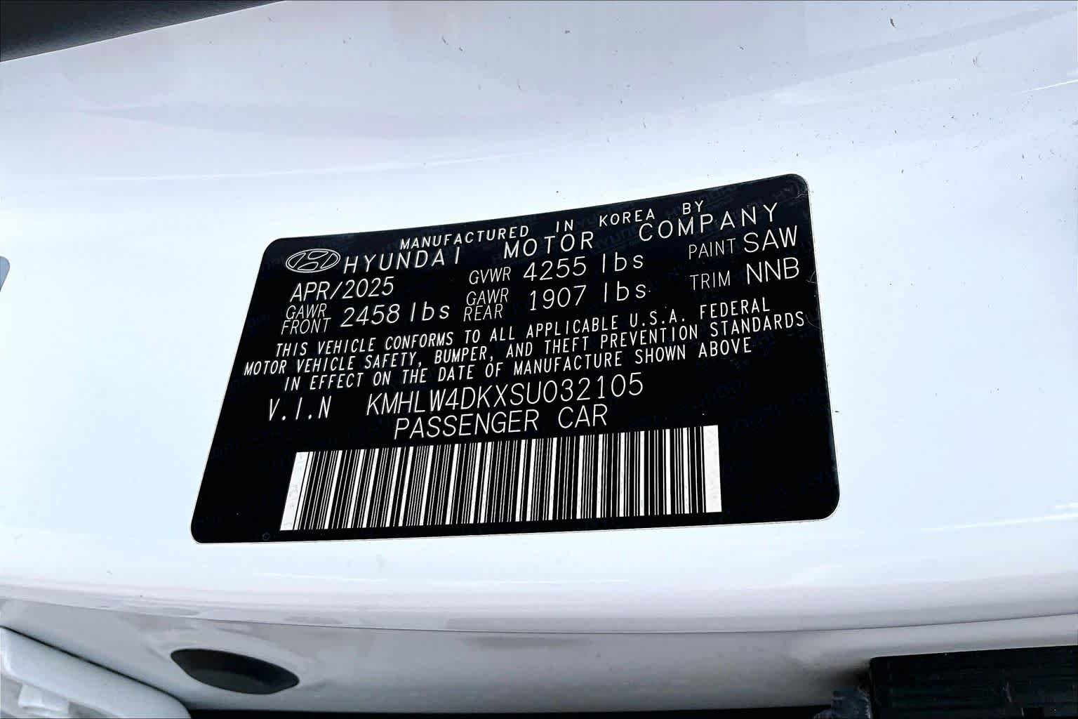 Used 2025 Atlas White Hyundai  image 35