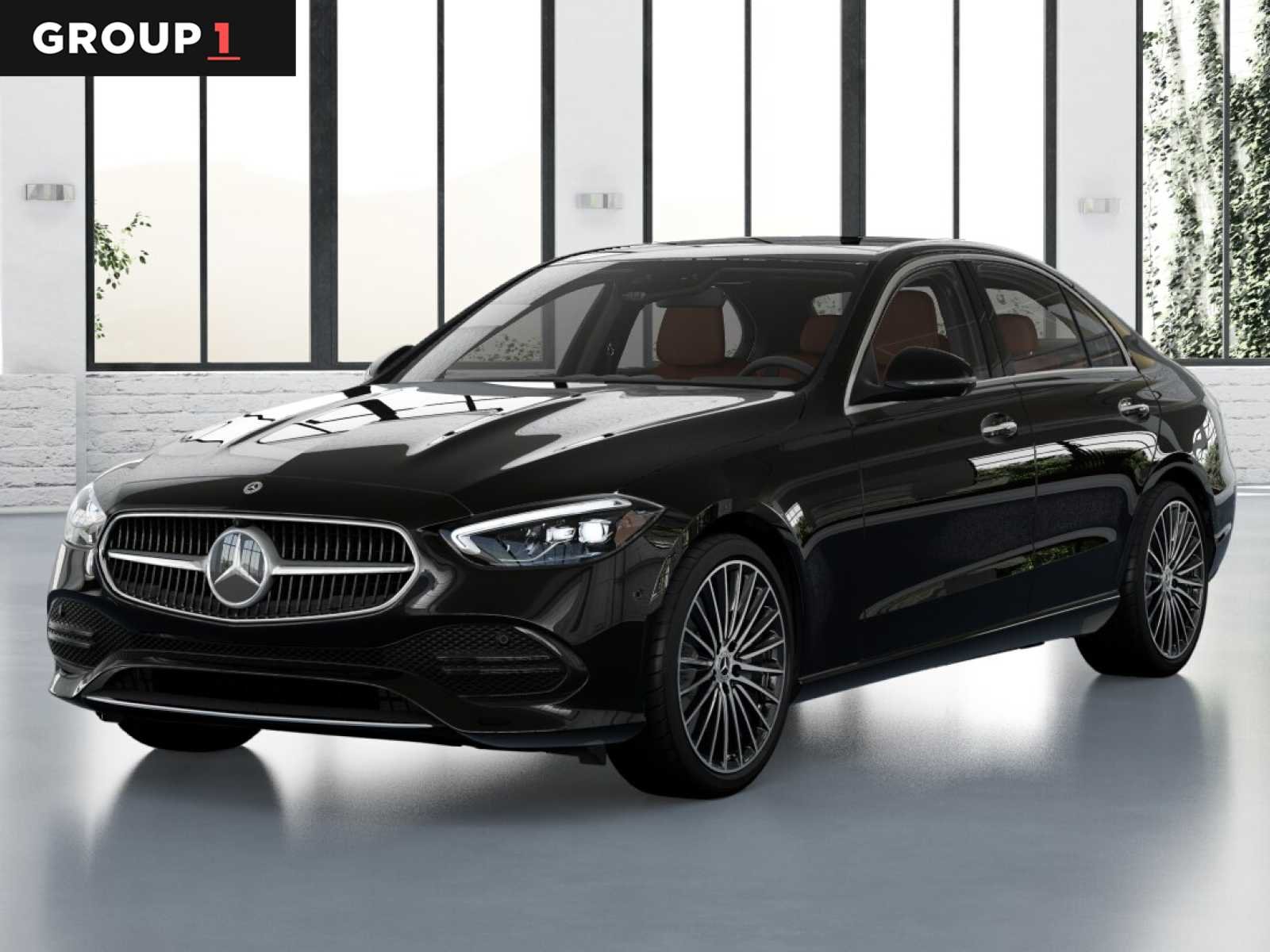 Obsidian Black Metallic 2026 Mercedes-Benz C-Class C 300 RWD Sedan Rear-Wheel Drive