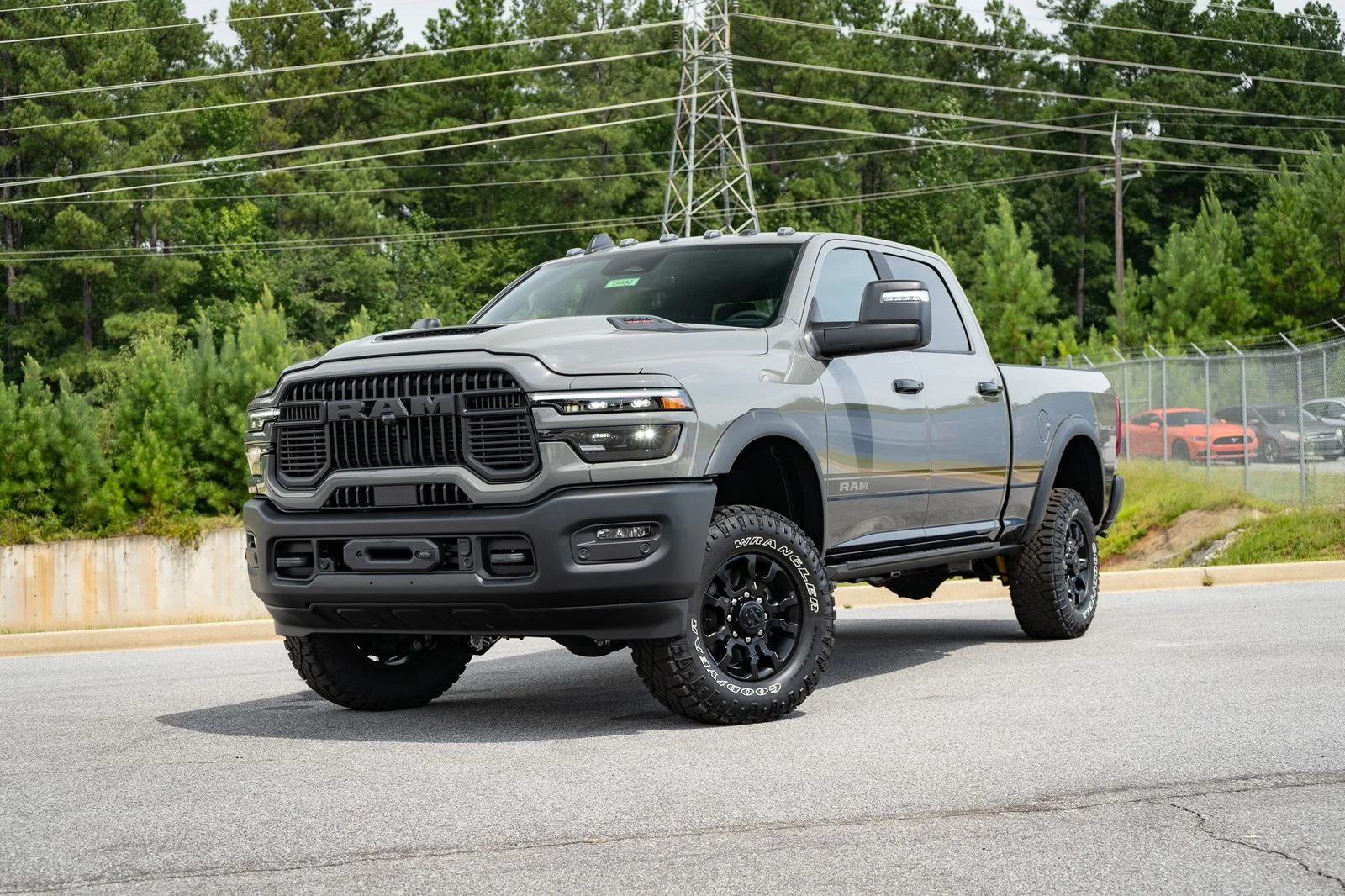 New 2026 Ceramic Gray Clear-Coat Exterior Paint RAM Power Wagon image 2