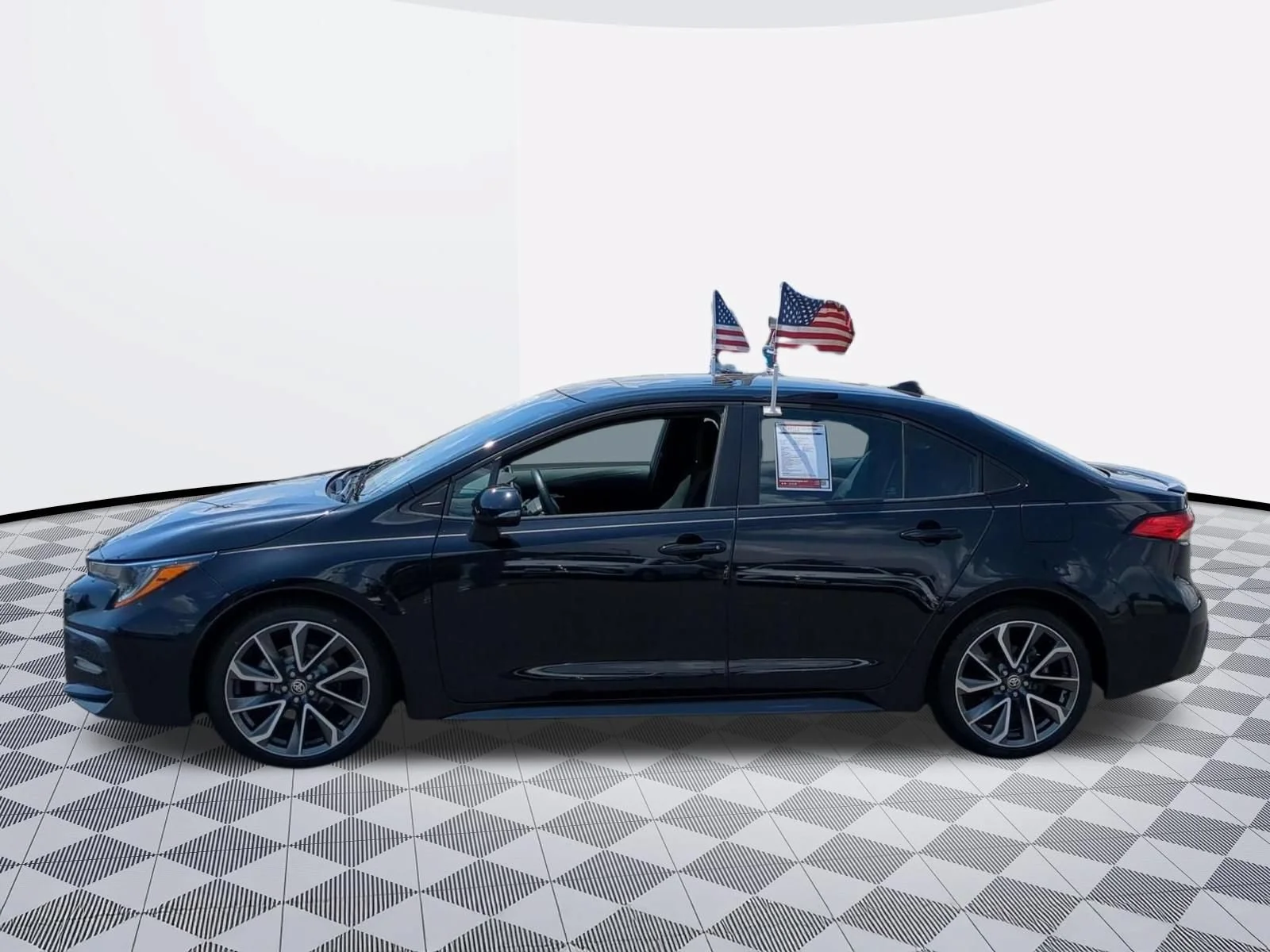 Used 2021 Black Toyota SE image 4