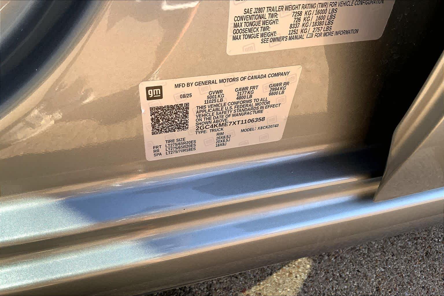Used 2026 Sterling Gray Metallic Chevrolet Custom image 37