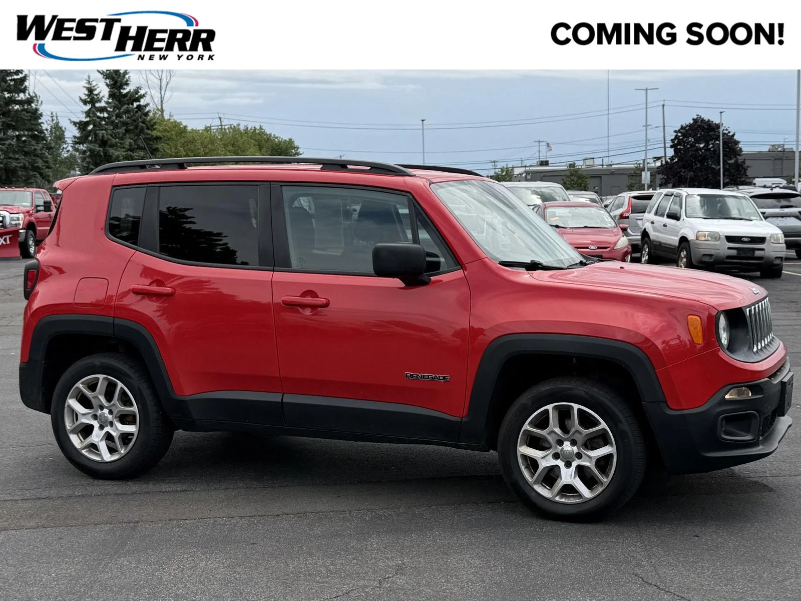 Used 2015 Colorado Red Jeep Latitude image 1