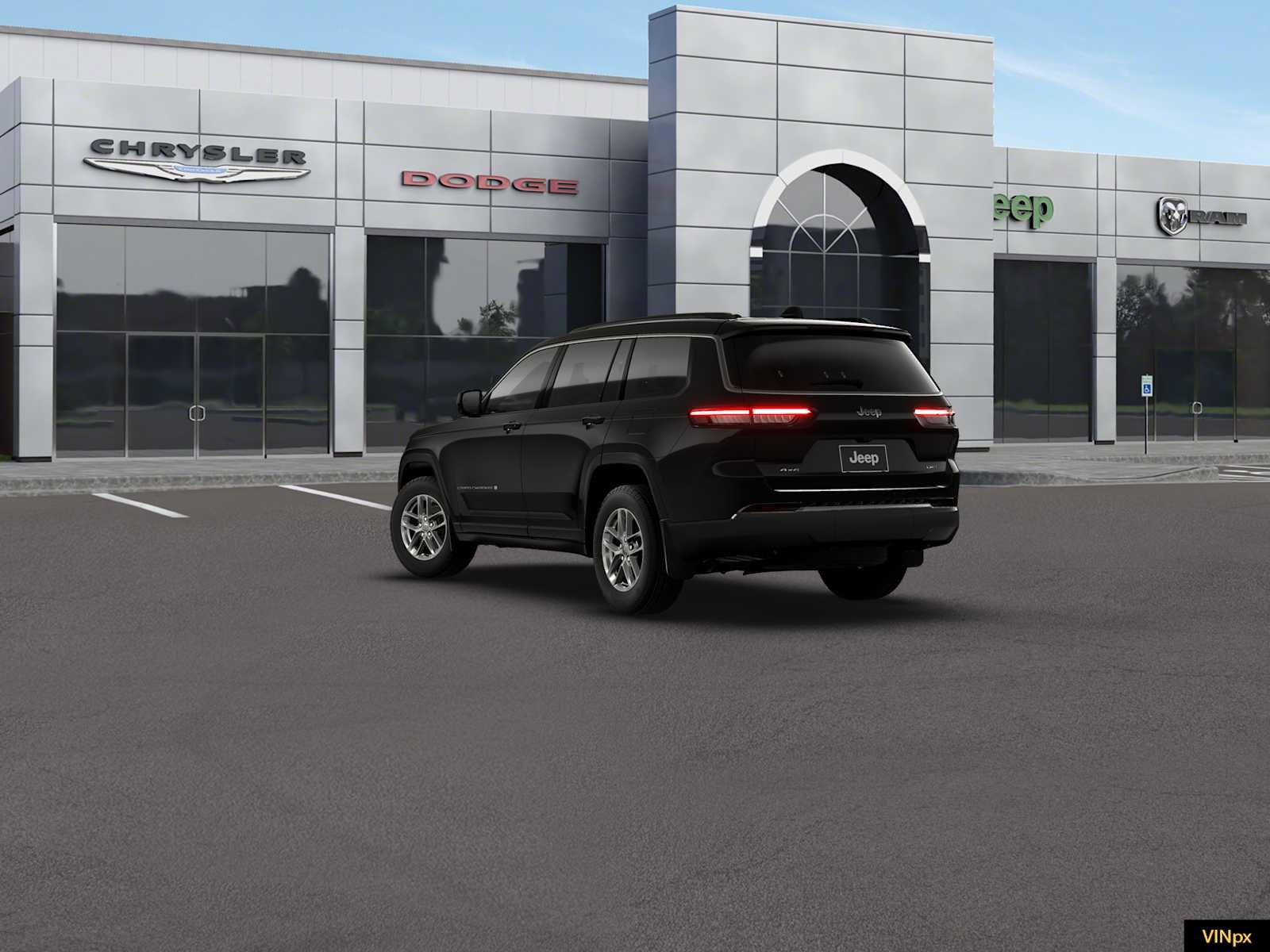 New 2026 Diamond Black Crystal Pearlcoat Jeep Laredo X image 5