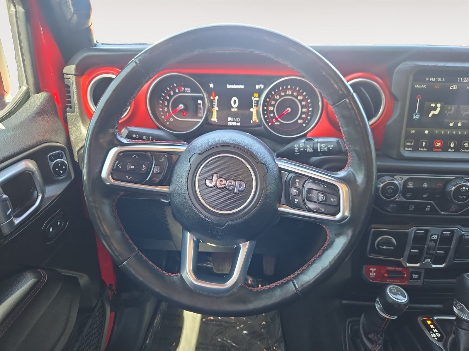 Used 2019 Firecracker Red Clearcoat Jeep Rubicon image 13