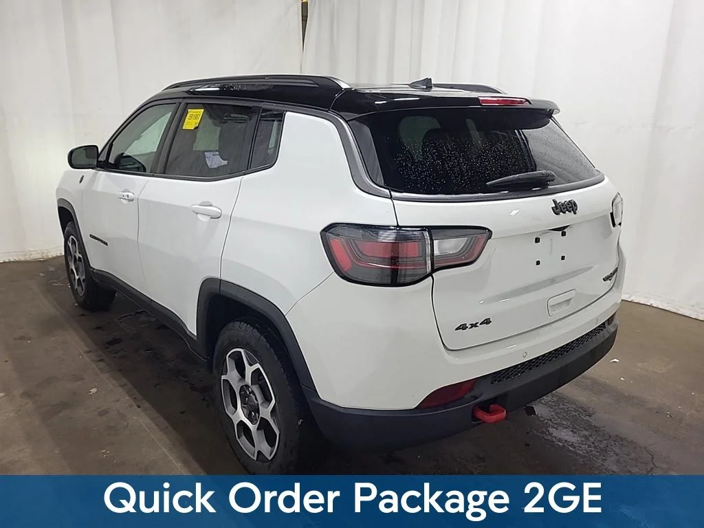 Certified Used 2022 White Jeep Trailhawk image 3