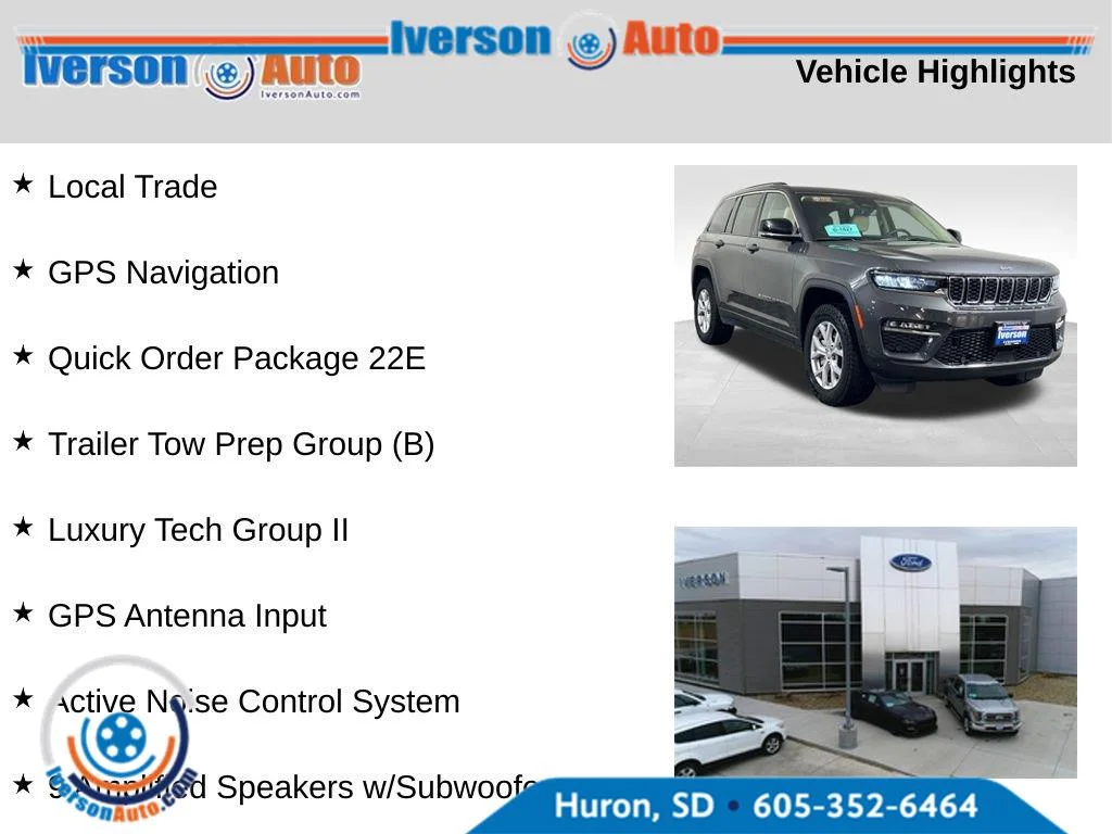 Used 2022 Baltic Gray Metallic Clearcoat Jeep Limited image 2