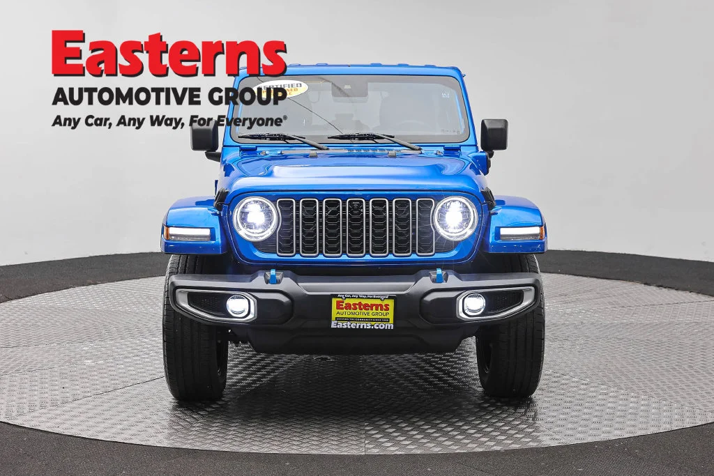 Used 2024 Blue Jeep Sahara 4xe image 2