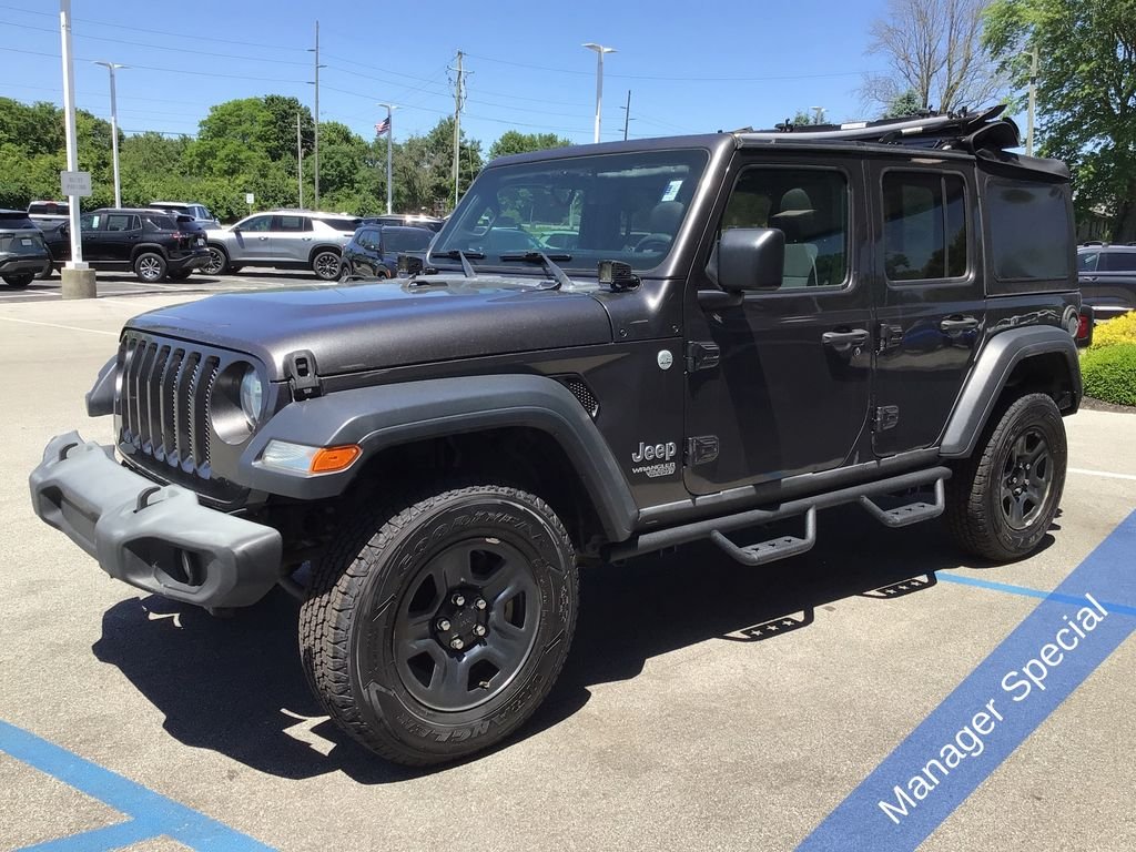Used 2019 Gray Jeep Unlimited Sport image 13