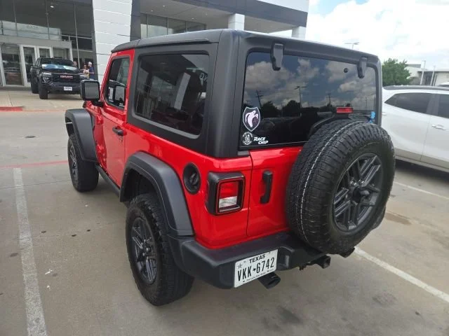 Used 2024 Red Jeep 2-Door Sport S 4x4 image 3