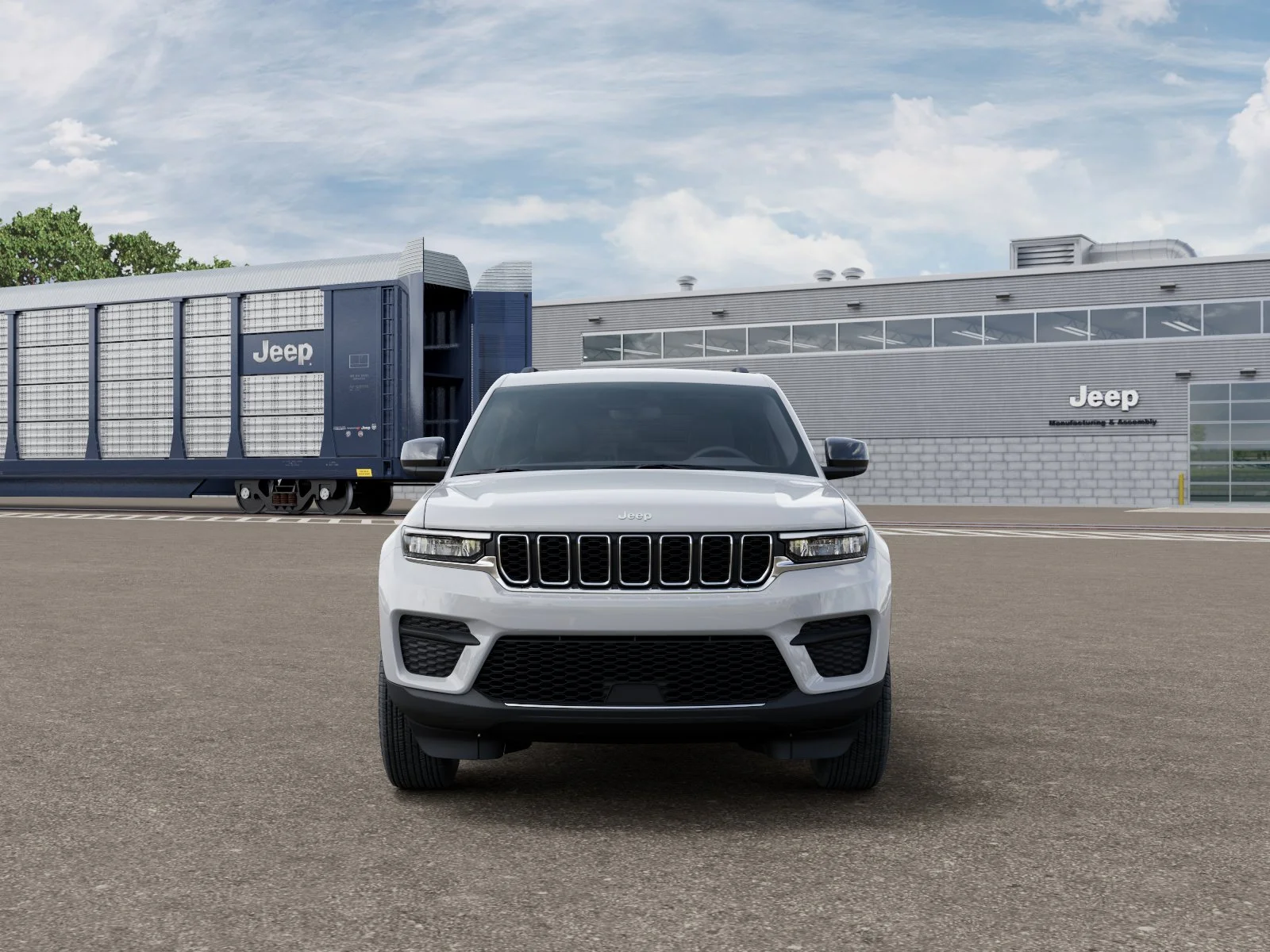 New 2026 Bright White Clear-Coat Exterior Paint Jeep Laredo X image 32