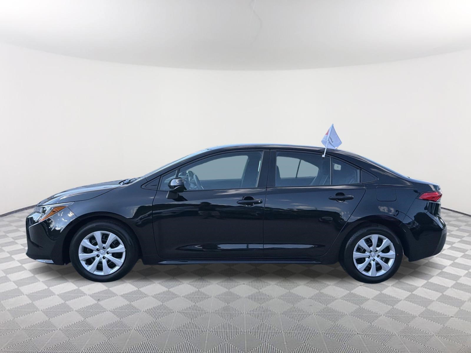 Certified Used 2025 Midnight Black Metallic Toyota LE image 14