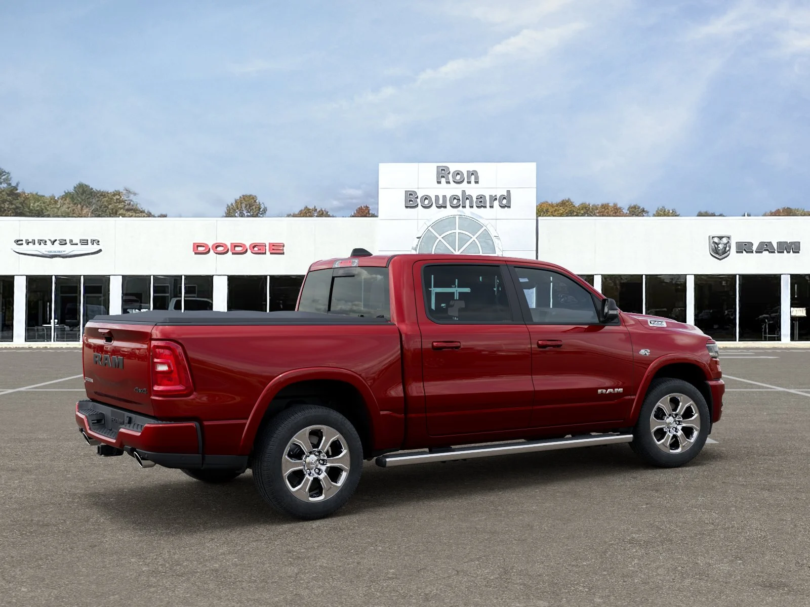 New 2026 Molten Red Pearl-Coat Exterior Paint RAM Big Horn image 30