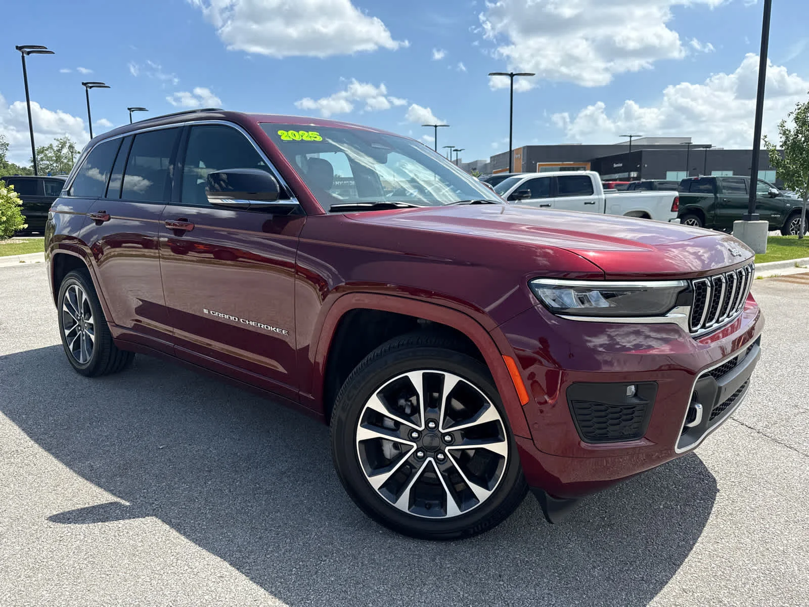 Used 2025 Jeep Grand Cherokee Overland with VIN 1C4RJHDGXS8652414 for sale in Kansas City