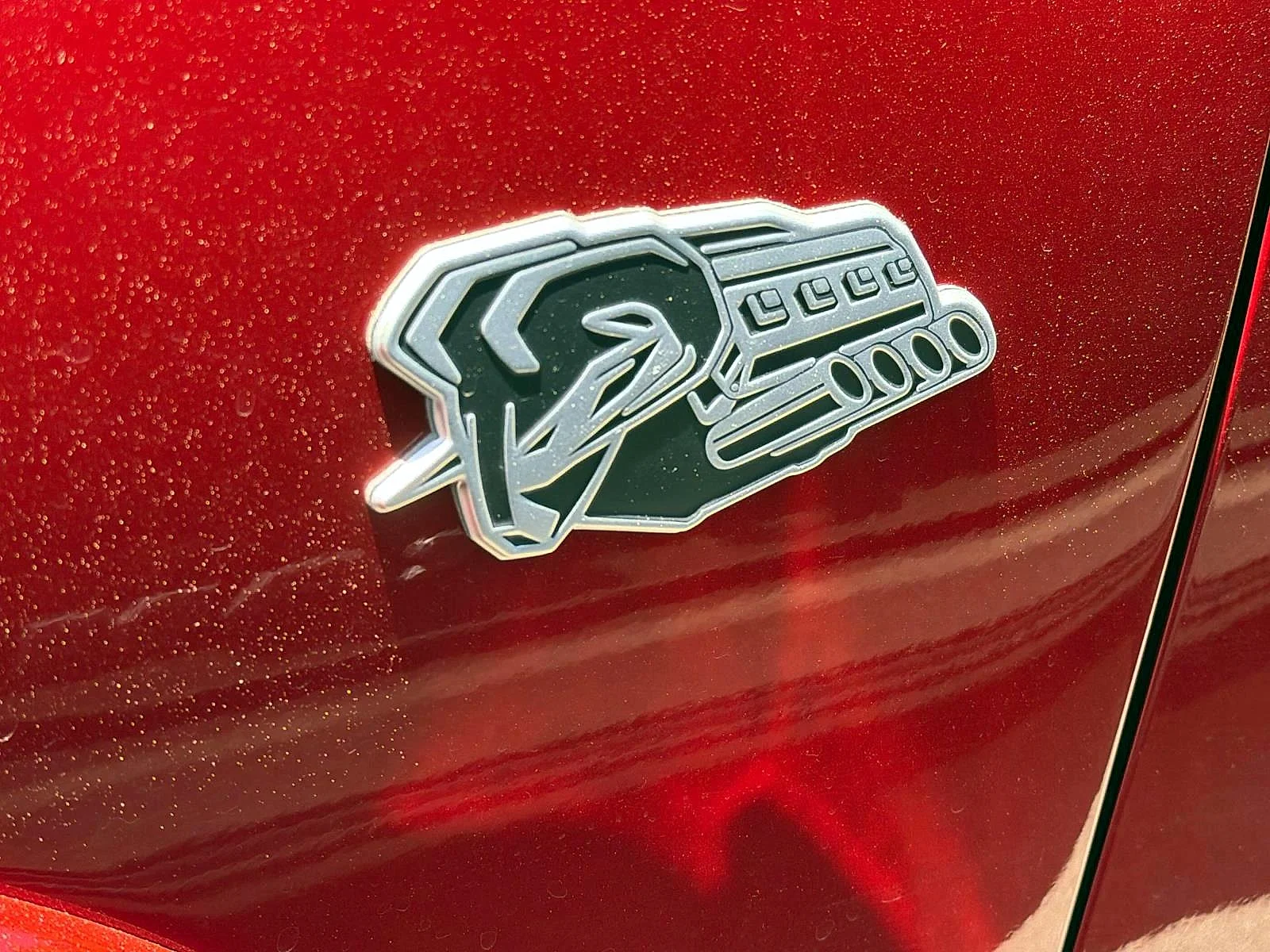 New 2026 Molten Red Pearl-Coat Exterior Paint RAM Big Horn Crew Cab 4x4 5