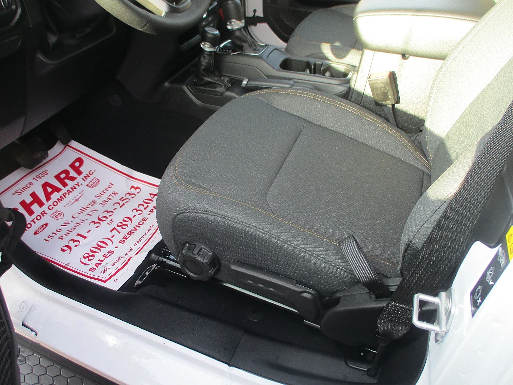 New 2026 Bright White Clearcoat Jeep 2-Door Sport S 4x4 image 14