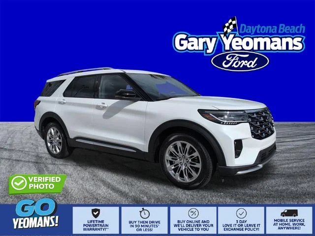 New 2026 Star White Metallic Tri-Coat Ford Platinum™ image 1