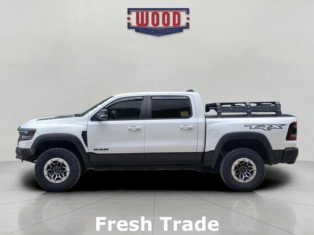 Used 2022 Bright White Clearcoat Ram TRX image 4