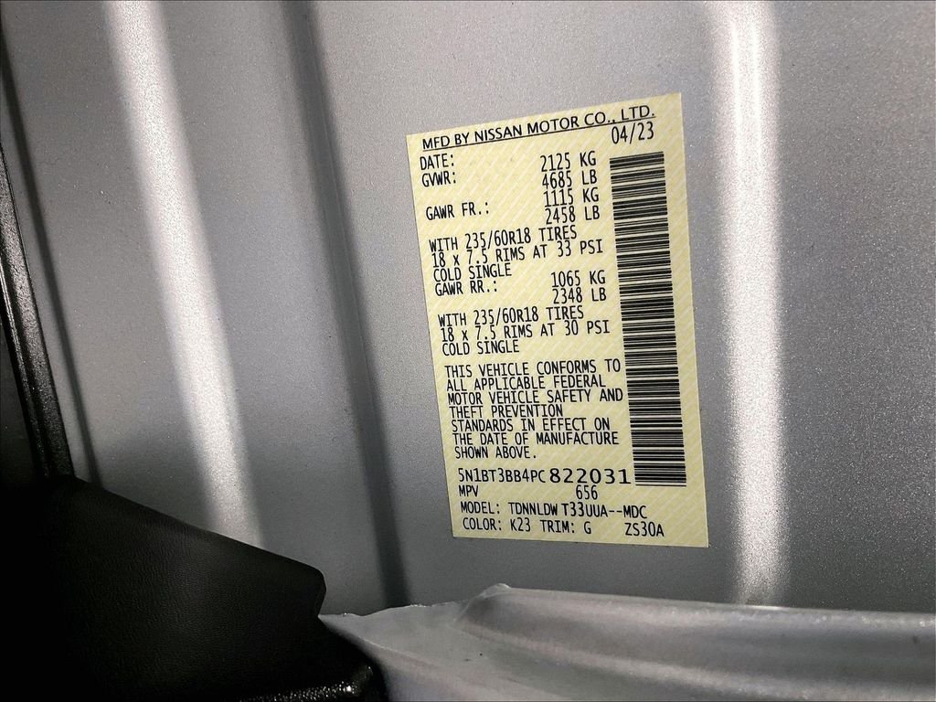 Used 2023 Silver Nissan SV image 36
