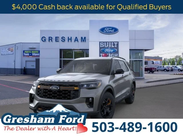New 2026 Carbonized Gray Metallic Ford Tremor image 2