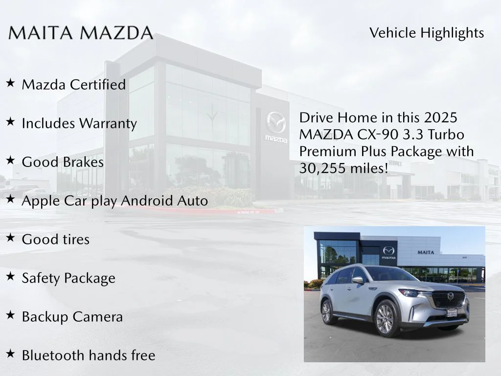 Certified Used 2025 Sonic Silver Mazda 3.3 Turbo Premium Plus image 7