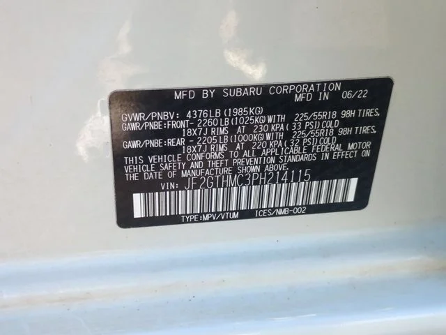 Used 2023 White Subaru Limited image 36