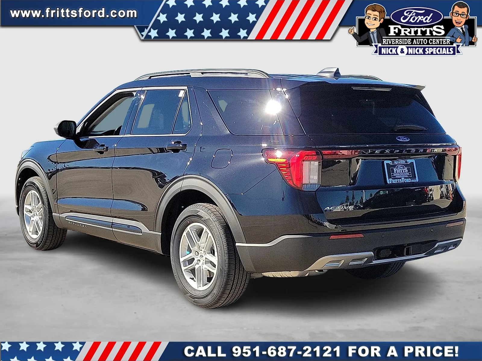 New 2026 Agate Black Metallic Ford Active image 2