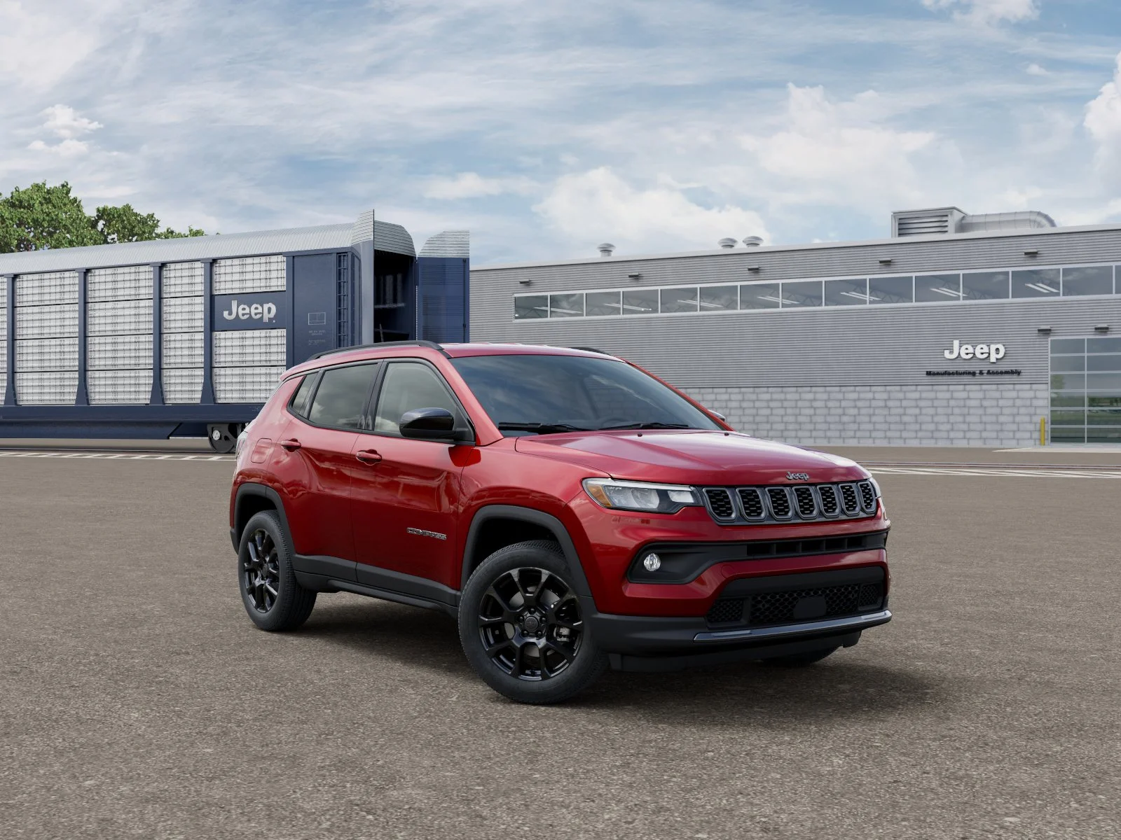 New 2026 Red Hot Pearlcoat Jeep Latitude image 3