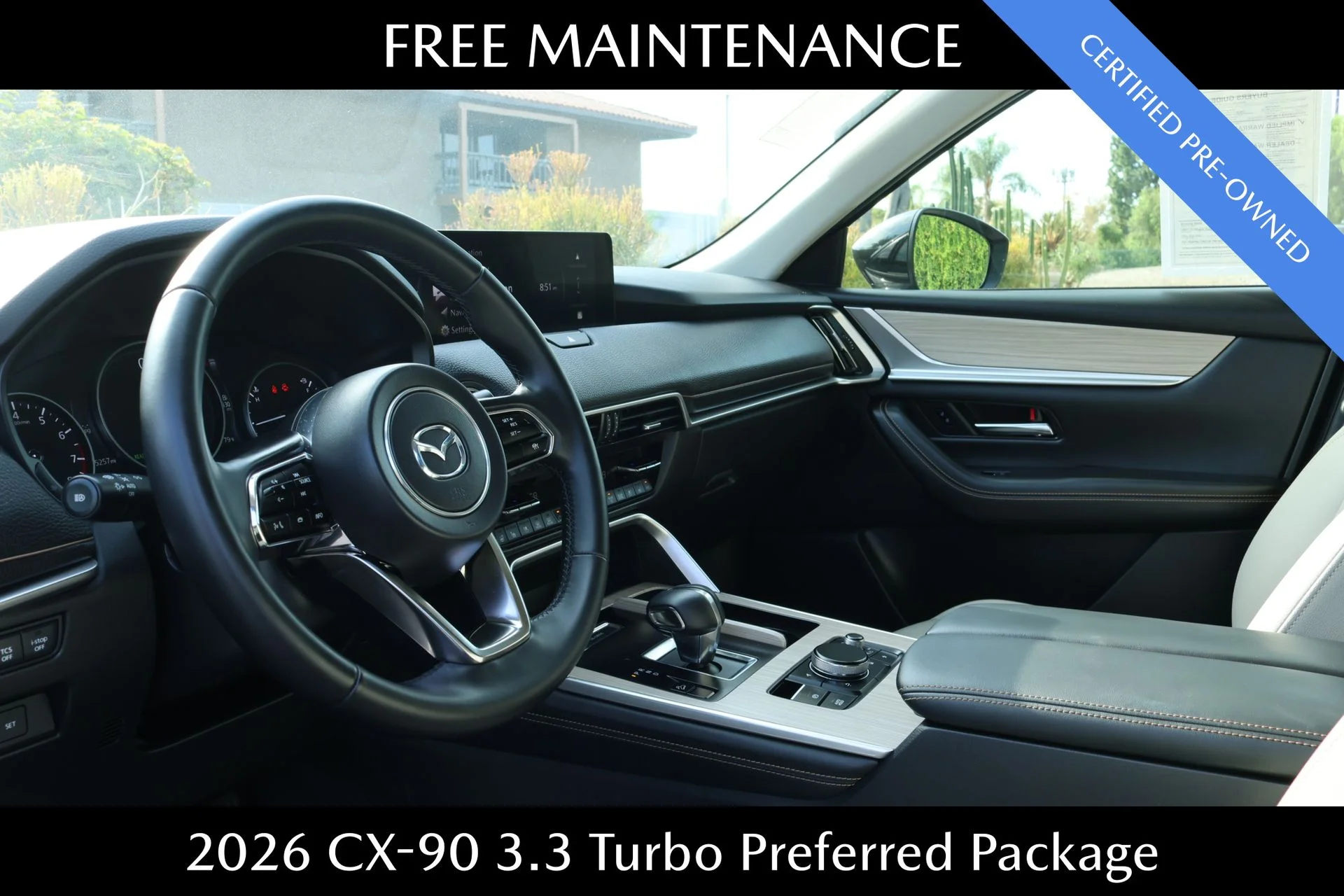 Certified Used 2026 Black Mazda 3.3 Turbo Preferred image 6