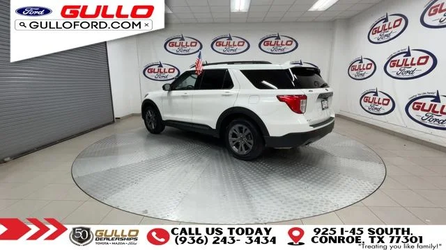 Certified Used 2022 White Metallic Ford XLT image 6