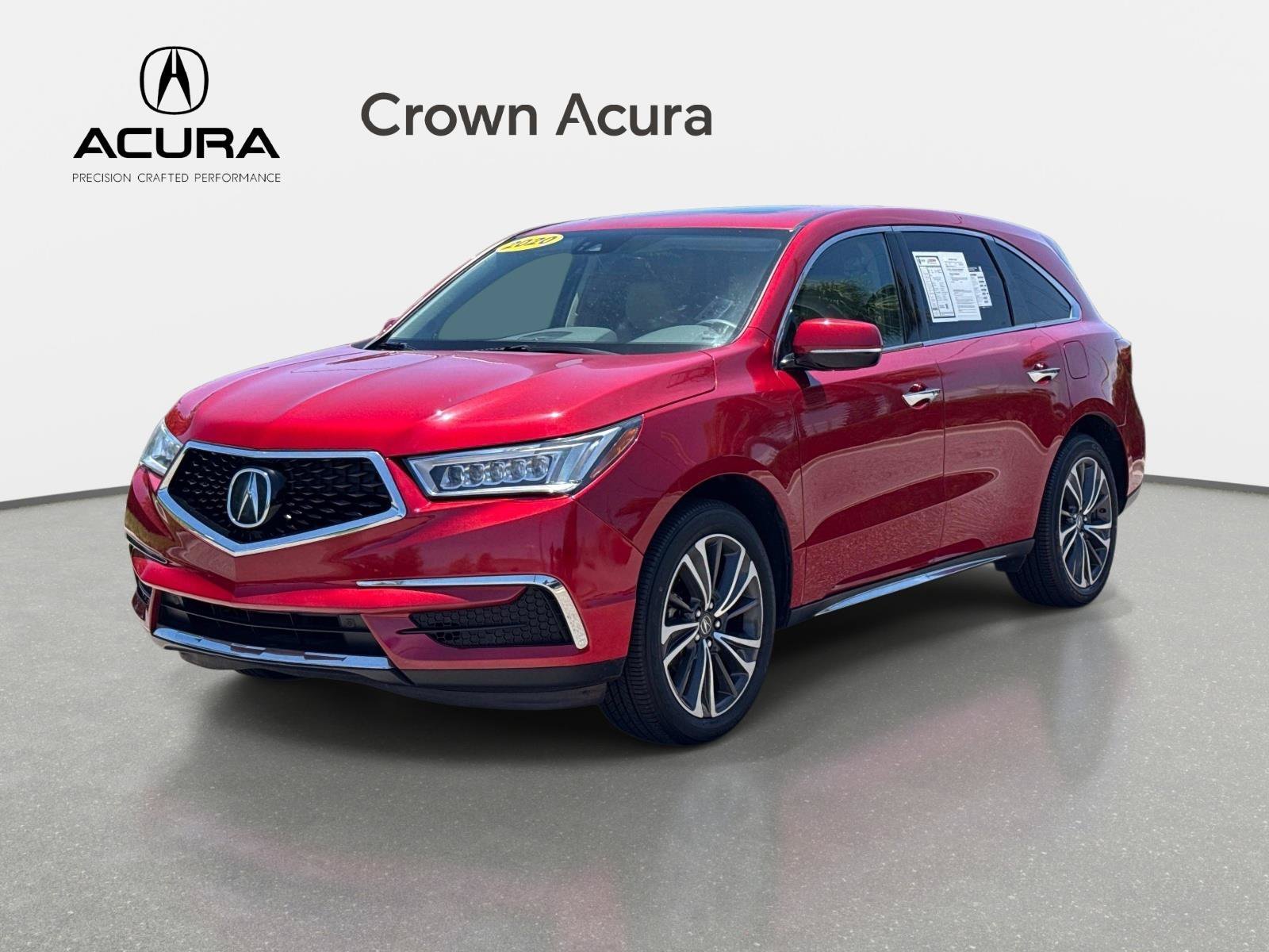 Used 2020 Performance Red Pearl Acura w/Technology Pkg image 1