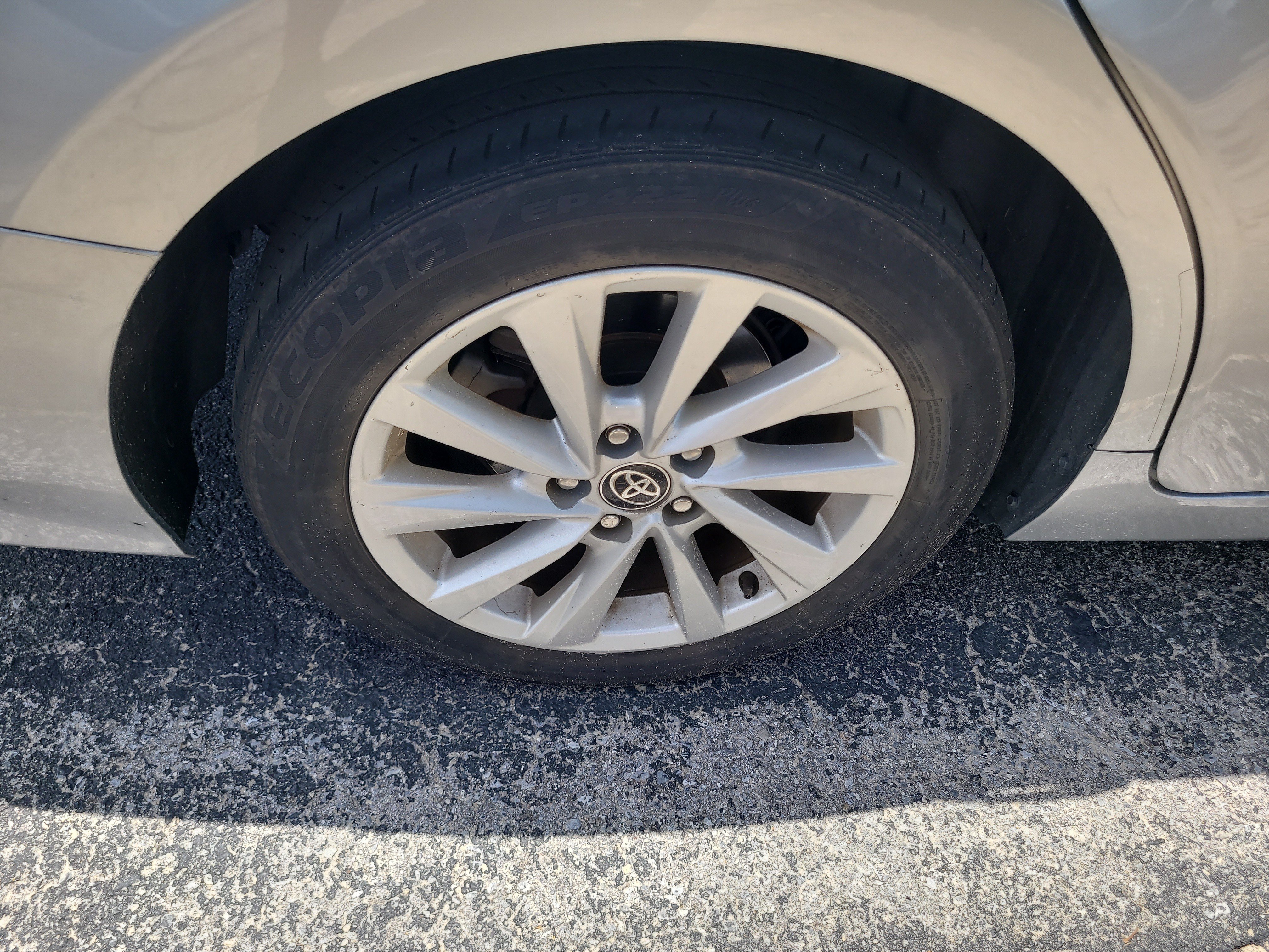 Used 2024 Celestial Silver Metallic Toyota LE image 7