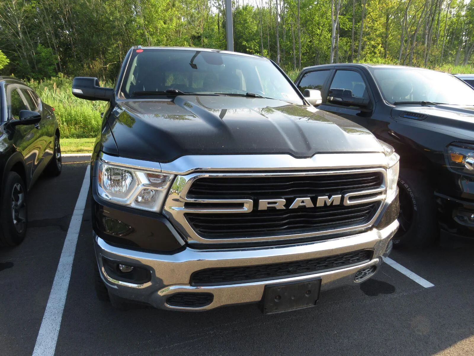 Used 2019 Diamond Black Crystal Pearlcoat Ram Big Horn/Lone Star image 4