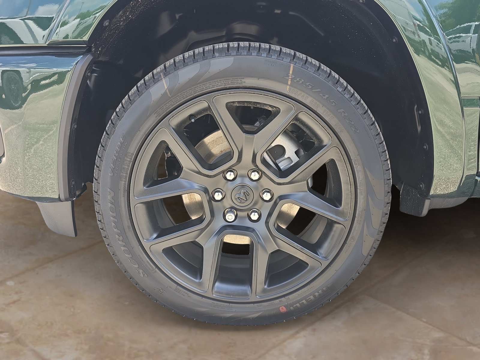 New 2026 Serrano Green Metallic RAM Laramie image 29