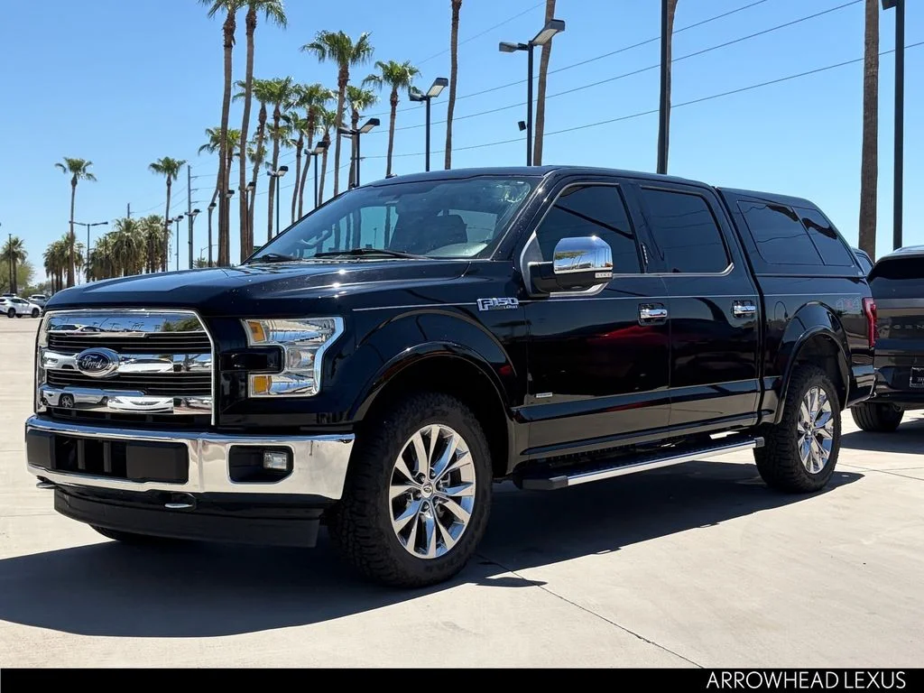 Used 2017 Black Ford Lariat image 2