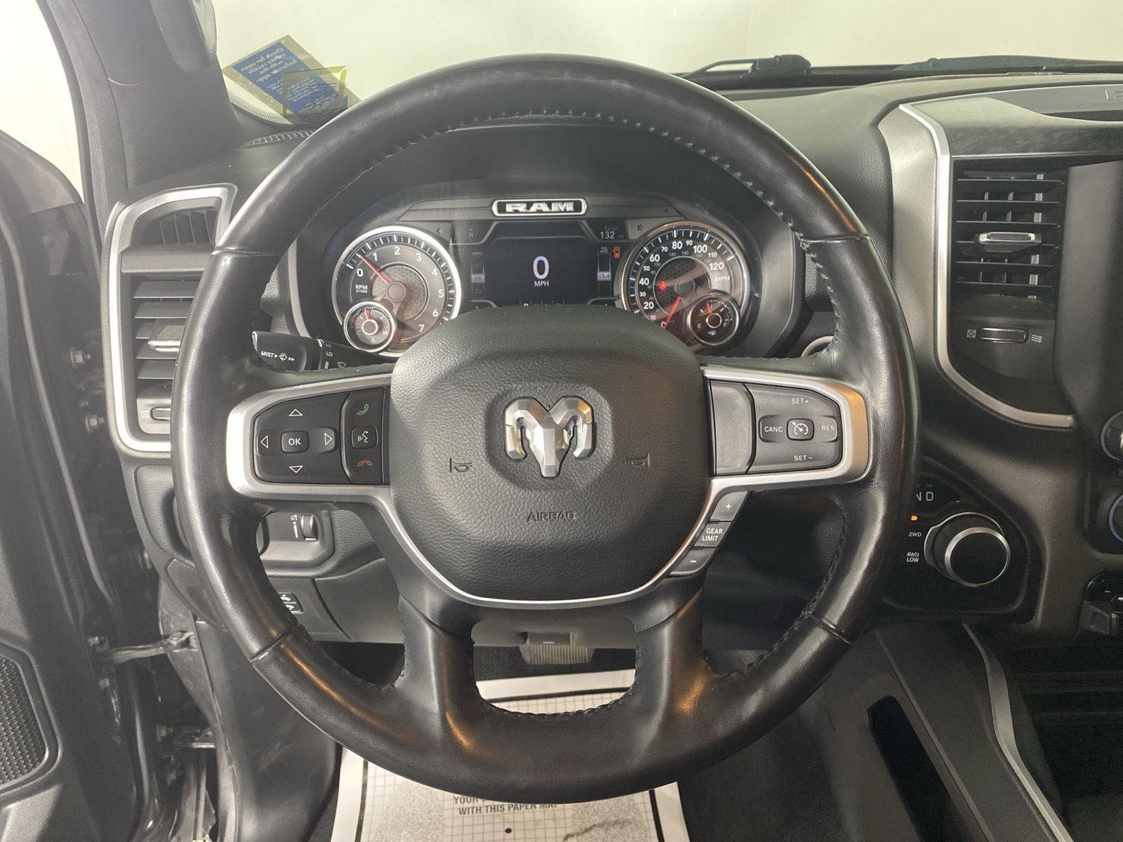Used 2020 Granite Crystal Metallic Clearcoat Ram Big Horn image 14
