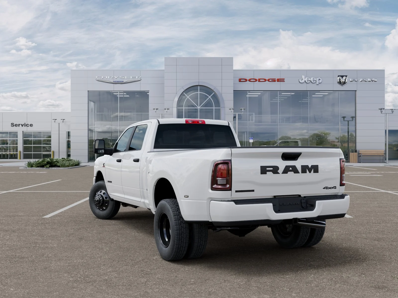 New 2026 Bright White Clear-Coat Exterior Paint RAM Big Horn image 31