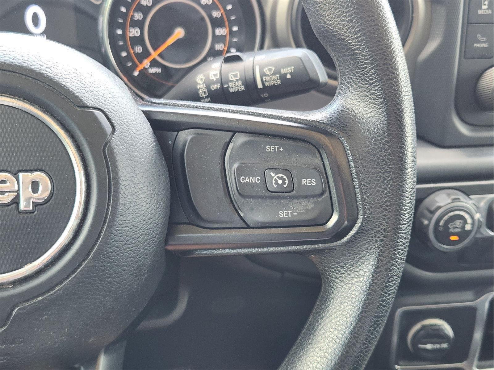 Used 2018 Ocean Blue Metallic Clearcoat Jeep Sport image 28