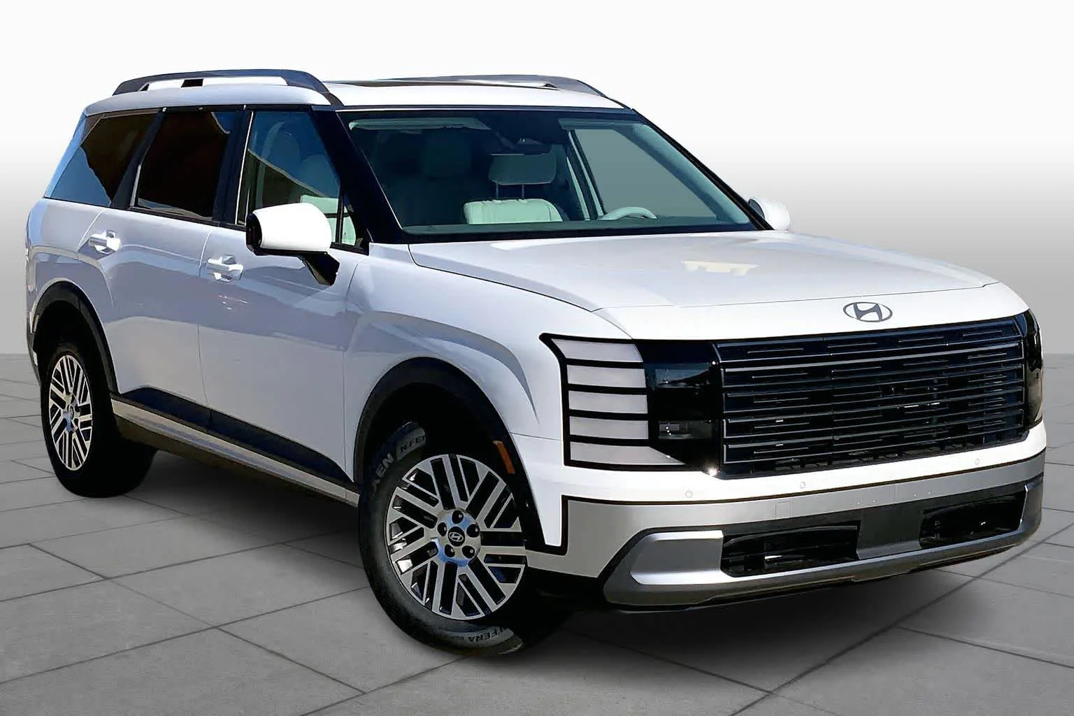 New 2026 Creamy White Pearl Hyundai SEL Premium 7P image 2
