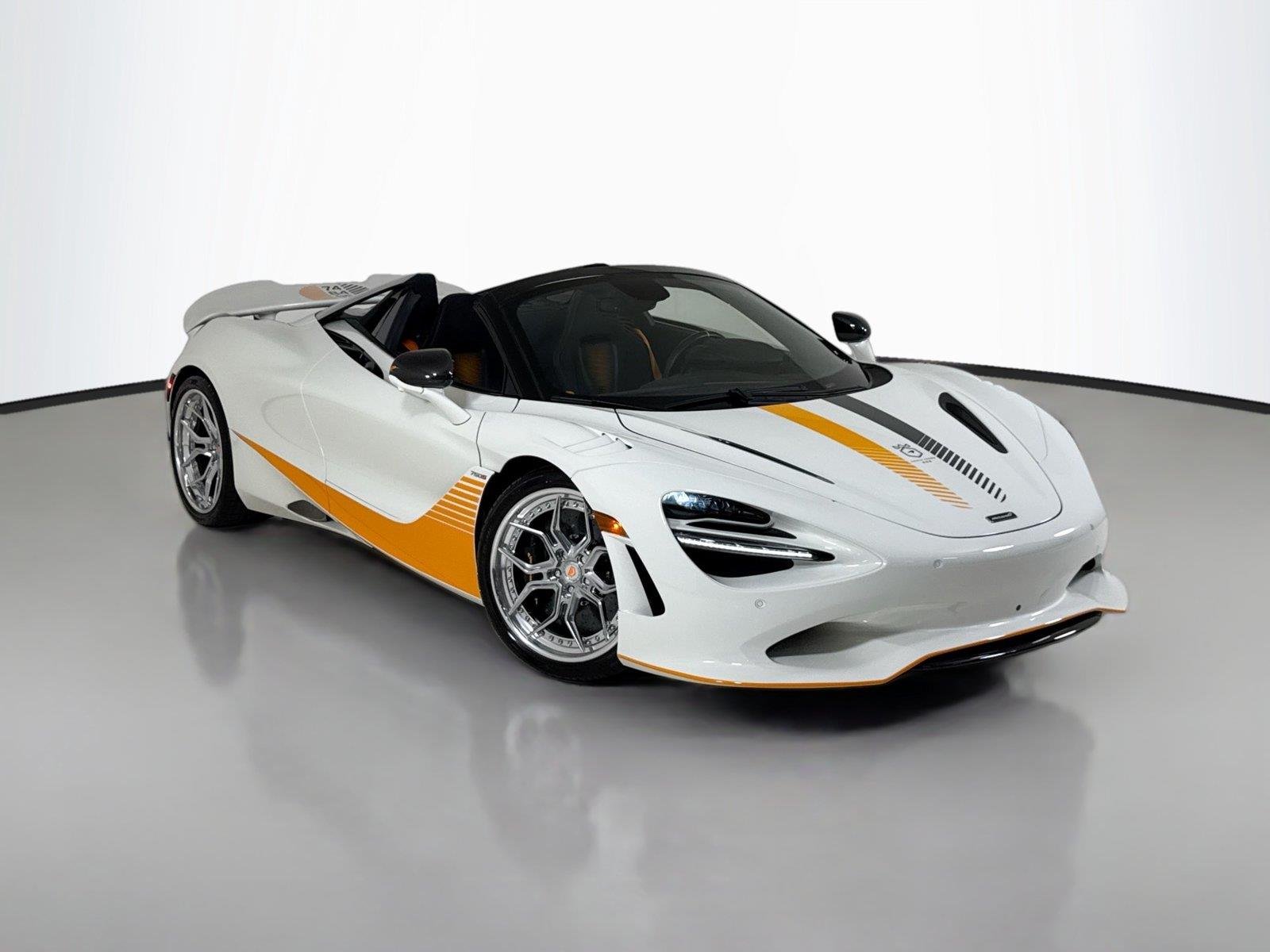 Used 2024 Monaco White 60th Anniversary Triple Crown McLaren Spider | 468K MSRP image 42