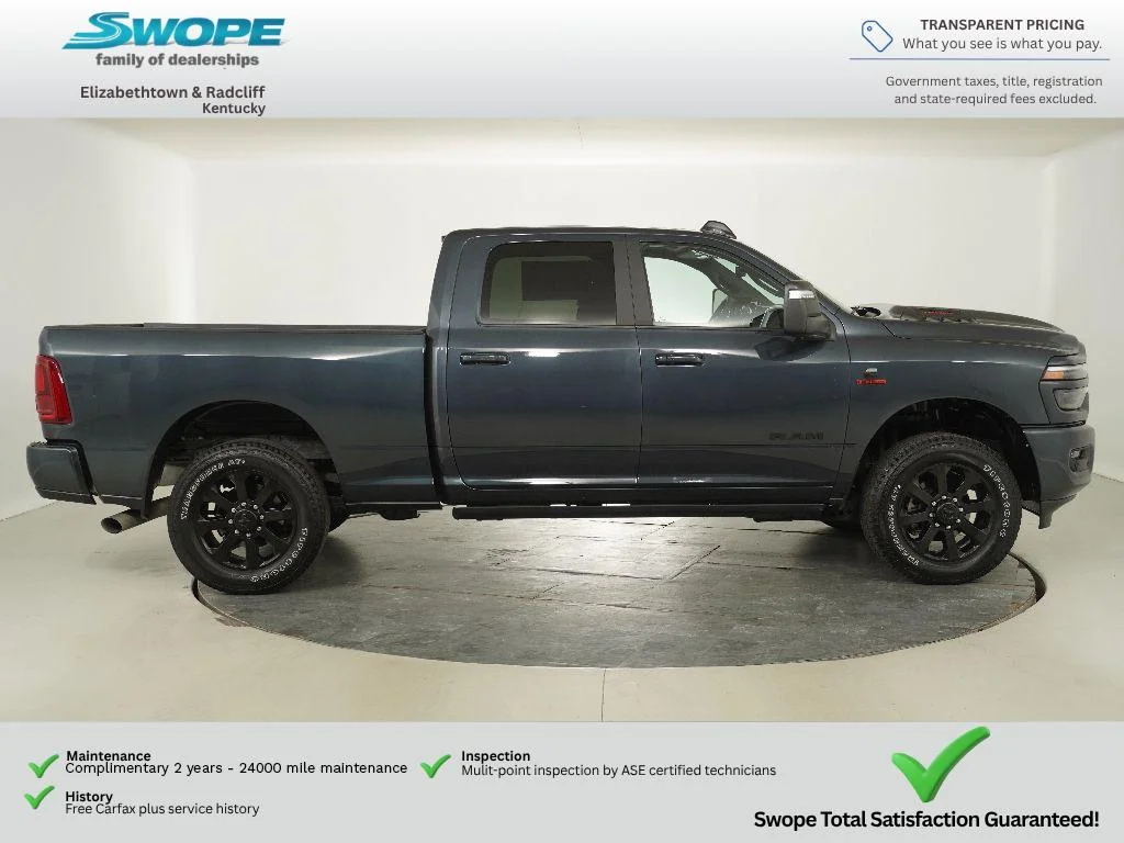 Used 2025 Forged Blue Metallic Ram Laramie image 2