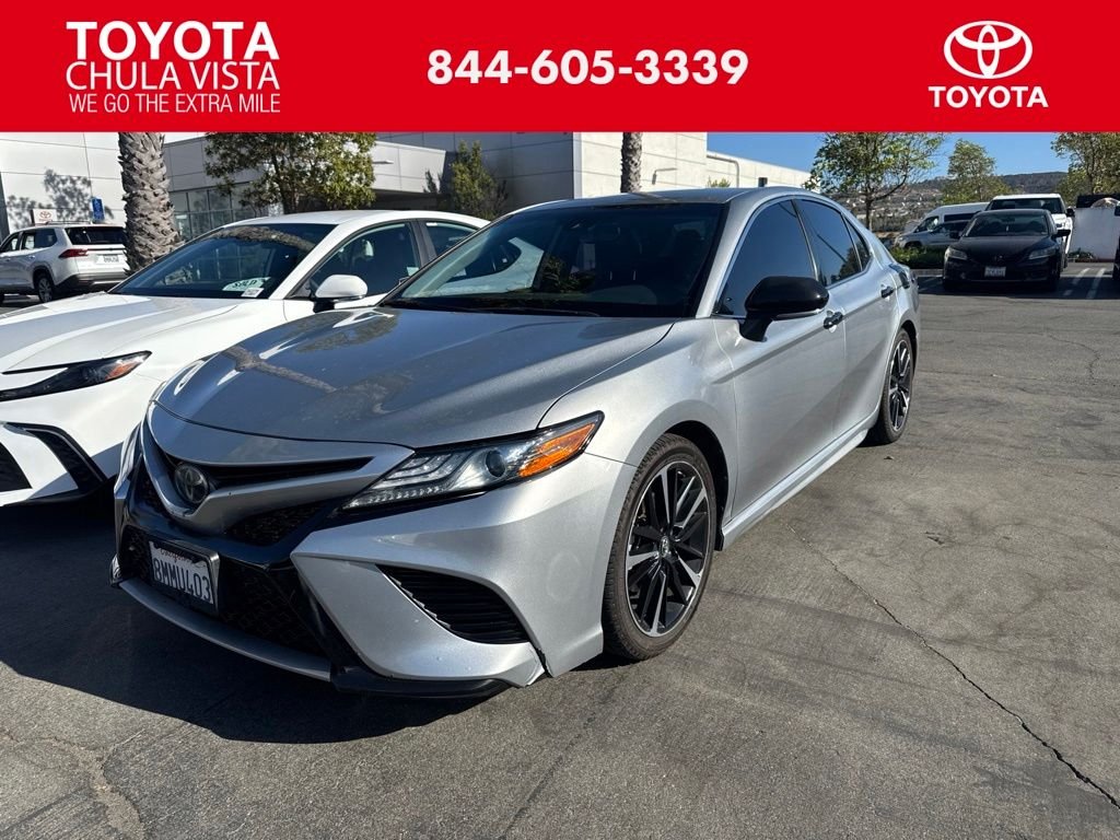 Used 2019 Celestial Silver Metallic Toyota XSE image 1