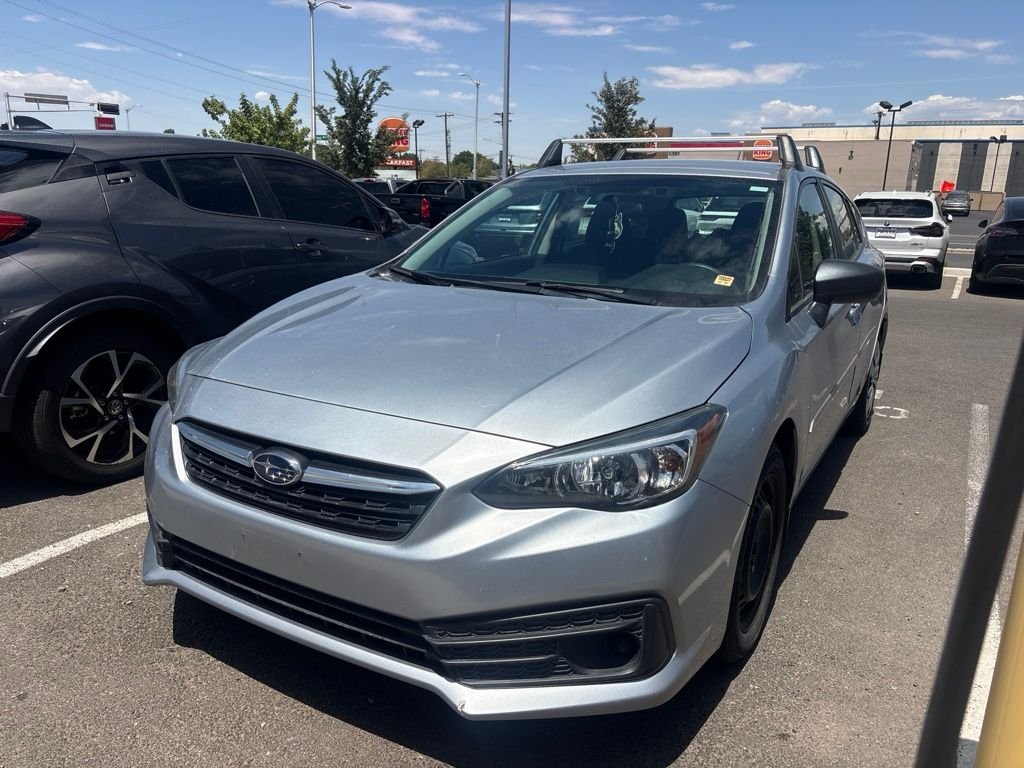 Used 2021 Silver Subaru Base image 1