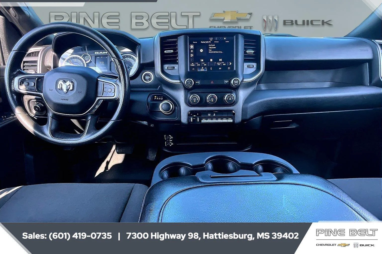 Used 2023 Granite Crystal Metallic Clearcoat Ram Tradesman image 14