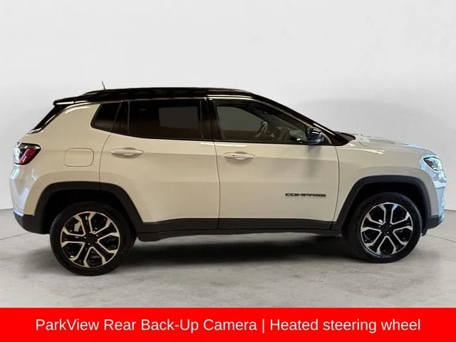 Used 2023 Bright White Clearcoat Jeep Limited image 7