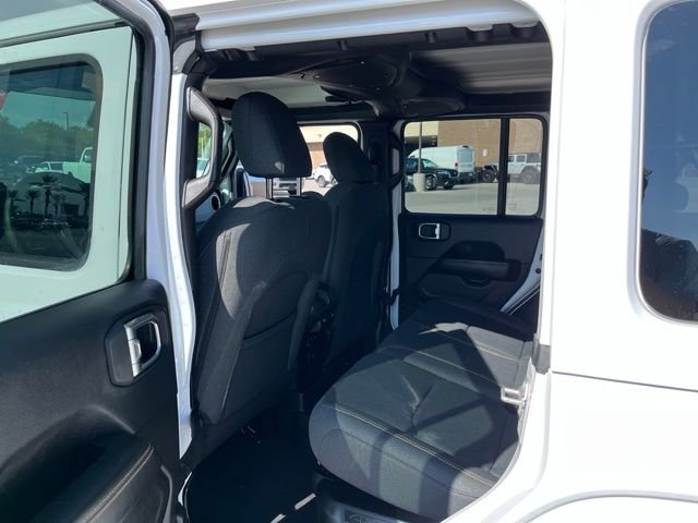 Used 2025 Bright White Clearcoat Jeep Sahara 4xe image 10